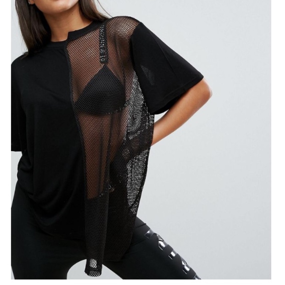 Misguided mesh and jersey